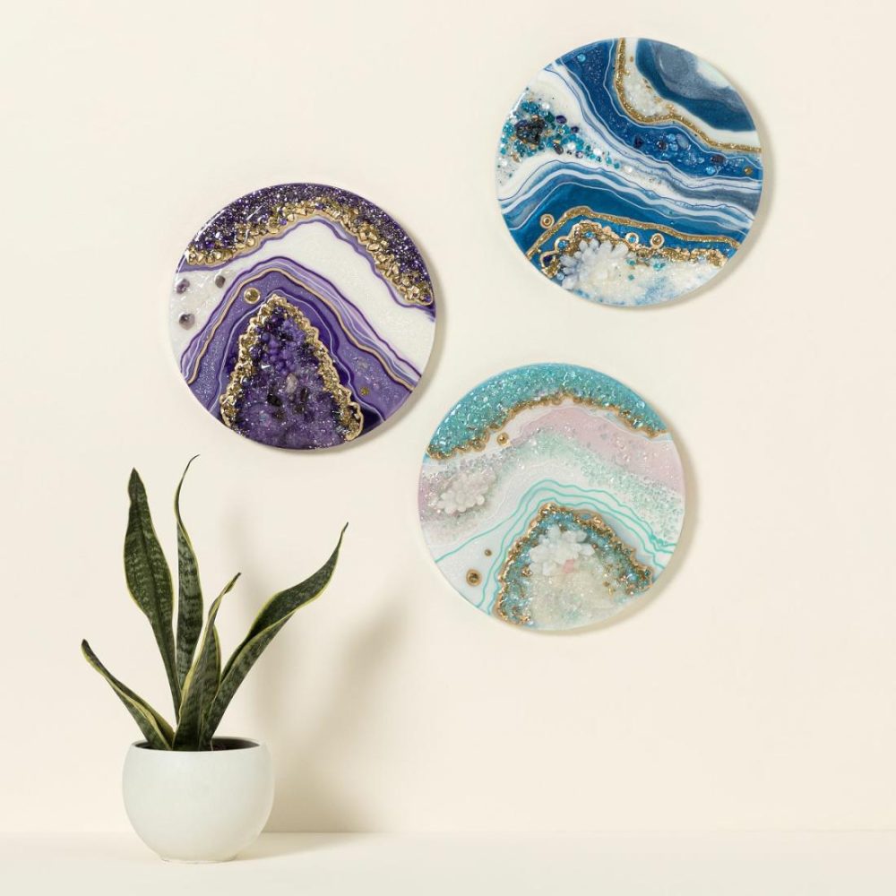 3-D Wall Art |   Birth Month Geode Art 3-D Wall Art 3-D Wall Art