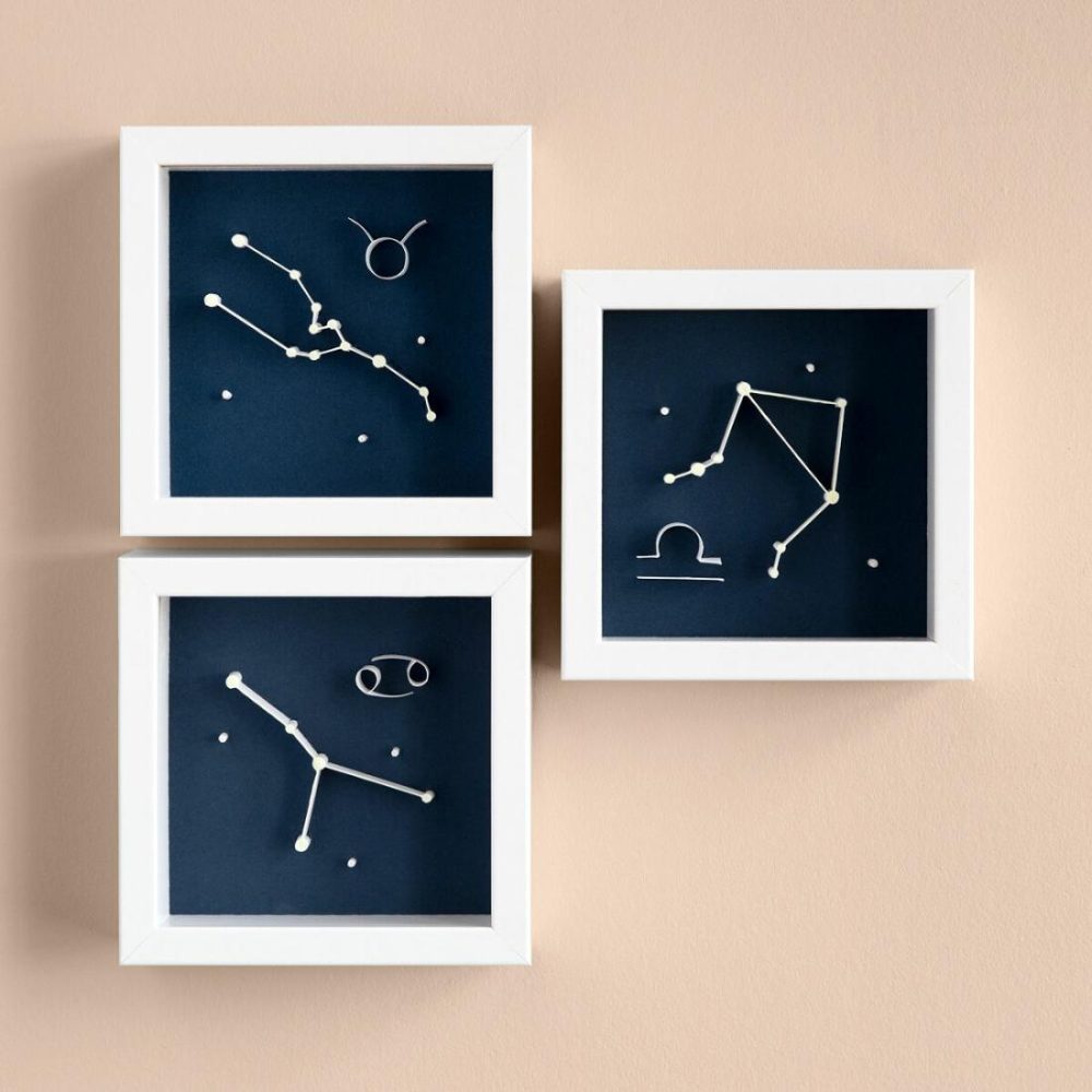 3-D Wall Art |   Glow In The Dark Zodiac Art 3-D Wall Art 3-D Wall Art