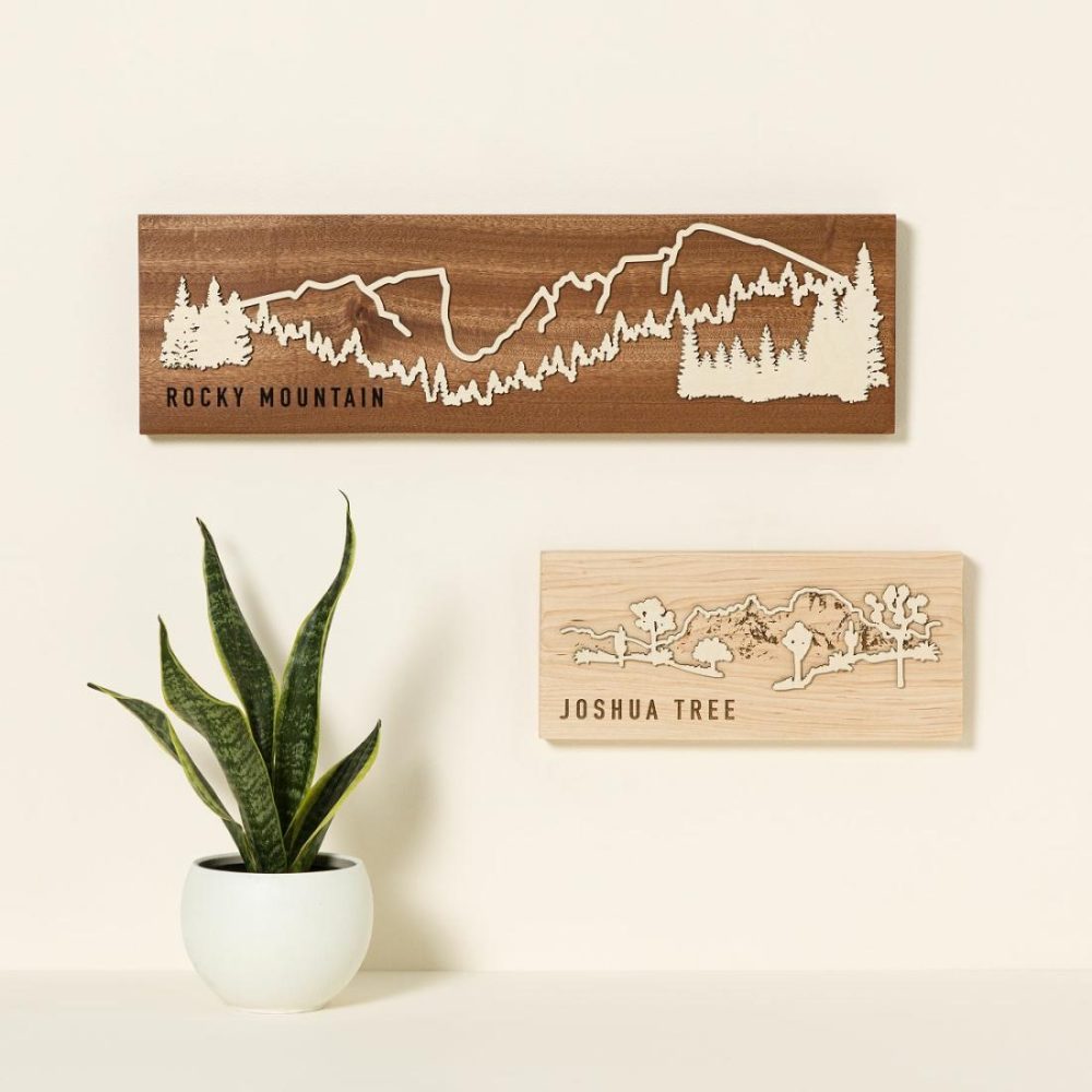 3-D Wall Art |   National Park Wood Landscape 3-D Wall Art 3-D Wall Art