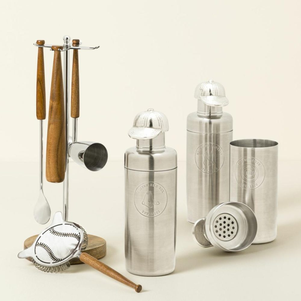 Bar Accessories |   Batter Up Cocktail Shaker & Bar Tool Set Bar Accessories Bar Accessories