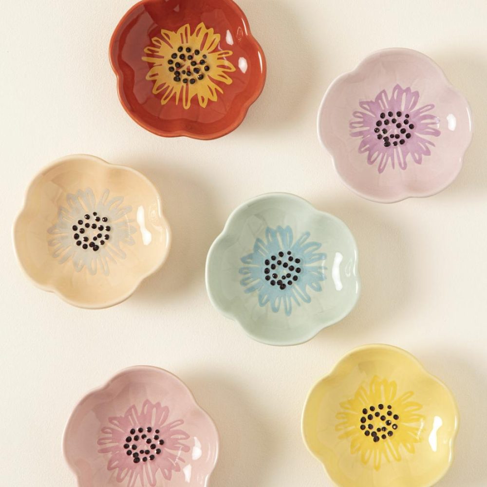 Bar Accessories |   Little Flower Snack Bowls – Set Of 6 Bar Accessories Bar Accessories