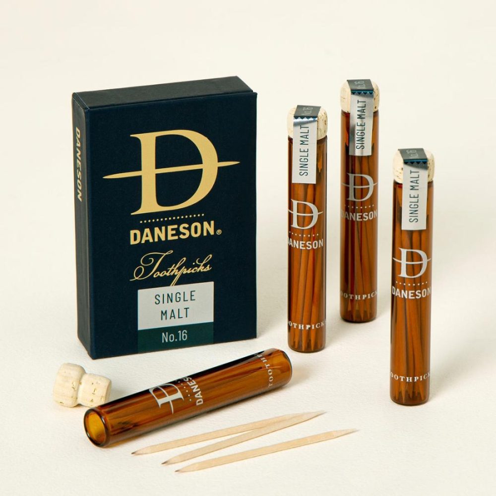 Bar Accessories |   Scotch-Infused Toothpicks Gift Set Bar Accessories Bar Accessories