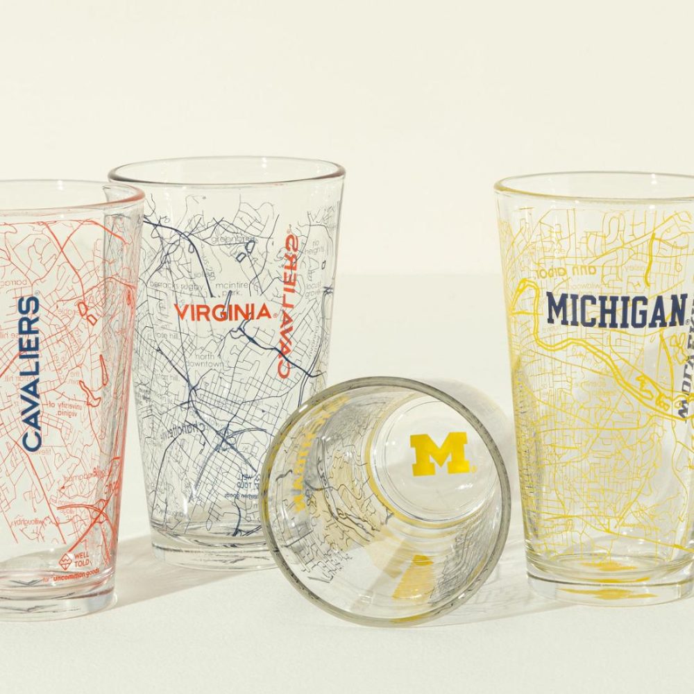 Beer Glasses |   Your College Town Pint Glass – Set Of 2 Beer Glasses Beer Glasses