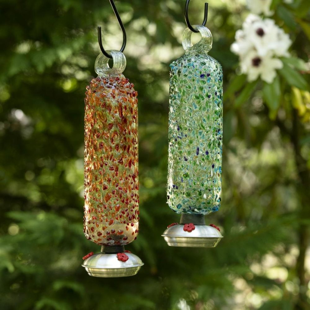 Birdhouses & Feeders |   Glass Confetti Hummingbird Feeder Birdhouses & Feeders Birdhouses & Feeders