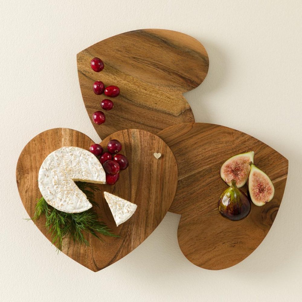 Cheese Boards & Slicers |   Collapsible Triple Heart Serving Board Cheese Boards & Slicers Cheese Boards & Slicers