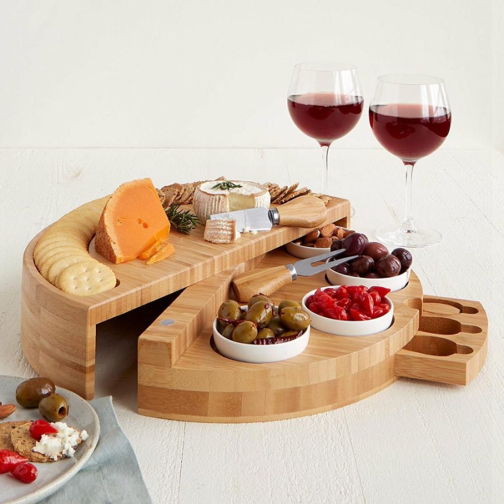 Cheese Boards & Slicers |   Compact Swivel Cheese & Tapas Board Cheese Boards & Slicers Cheese Boards & Slicers