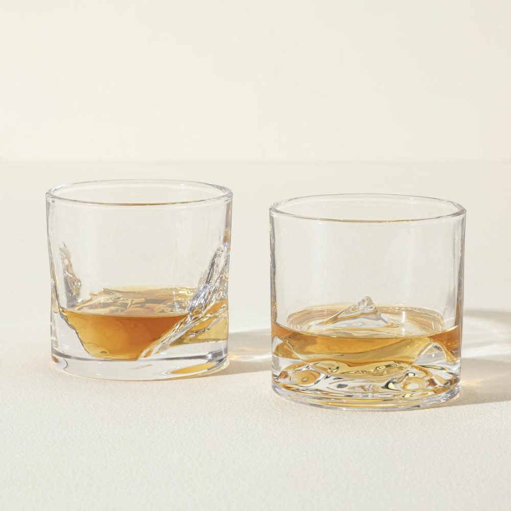 Cocktail Glasses |   Mountain Whiskey Chilling Glasses – Set Of 2 Cocktail Glasses Cocktail Glasses