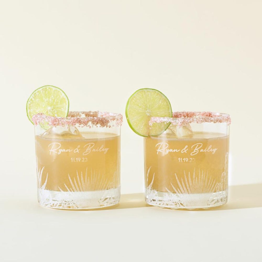 Cocktail Glasses |   Personalized Desert Tequila Glass – Set Of Two Cocktail Glasses Cocktail Glasses