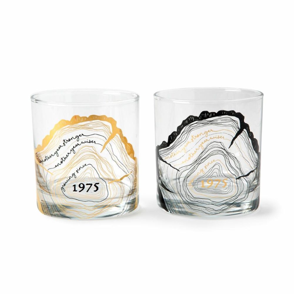 Cocktail Glasses |   Rings Of Celebration Birthday Glass Cocktail Glasses Cocktail Glasses