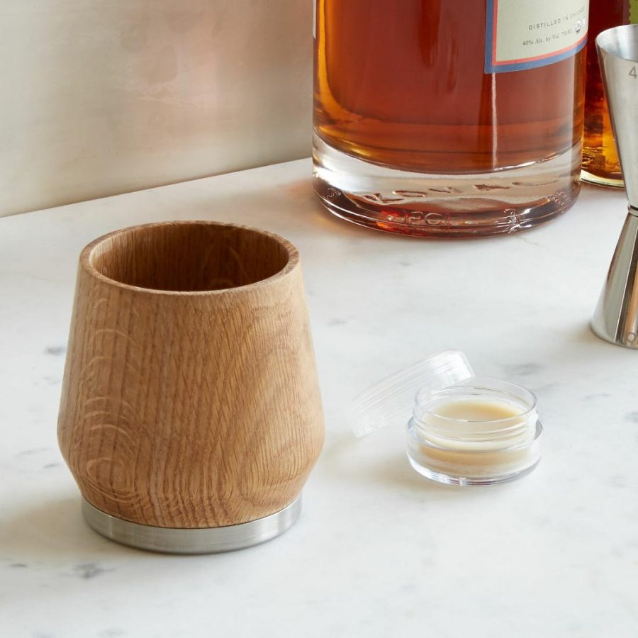 Cocktail Glasses |   Whiskey Enhancing Oak Tumbler Cocktail Glasses