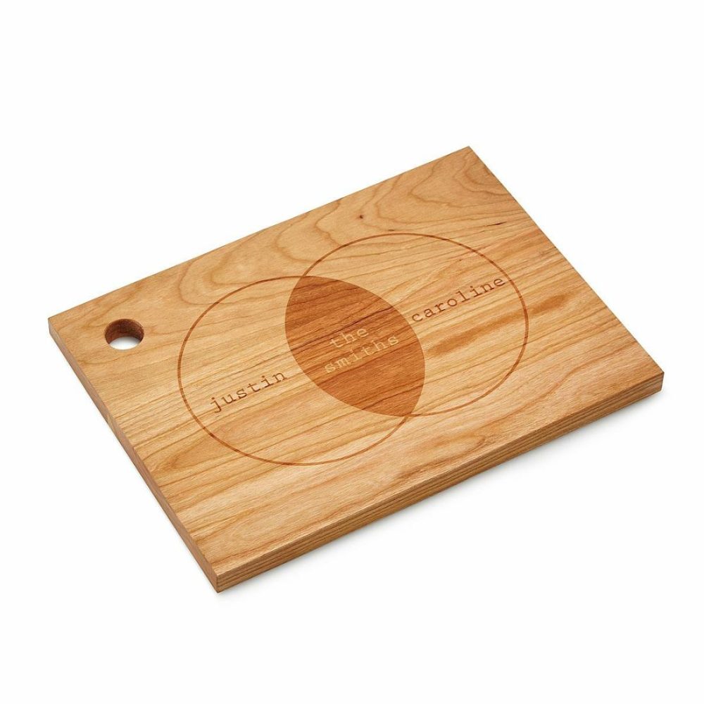 Cutting Boards & Choppers |   Personalized Venn Diagram Cutting Board Cutting Boards & Choppers Cutting Boards & Choppers