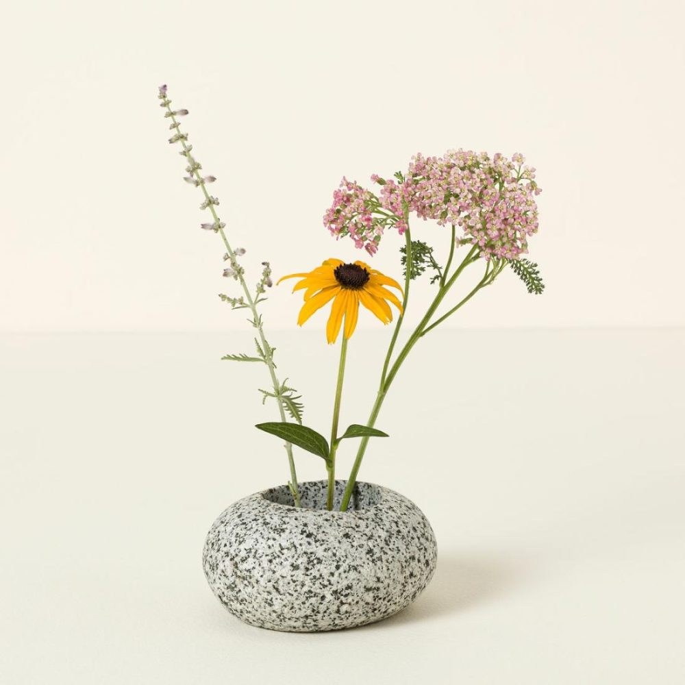 Decorative Accents |   Beach Stone Stem Arranging Vase Decor Decorative Accents