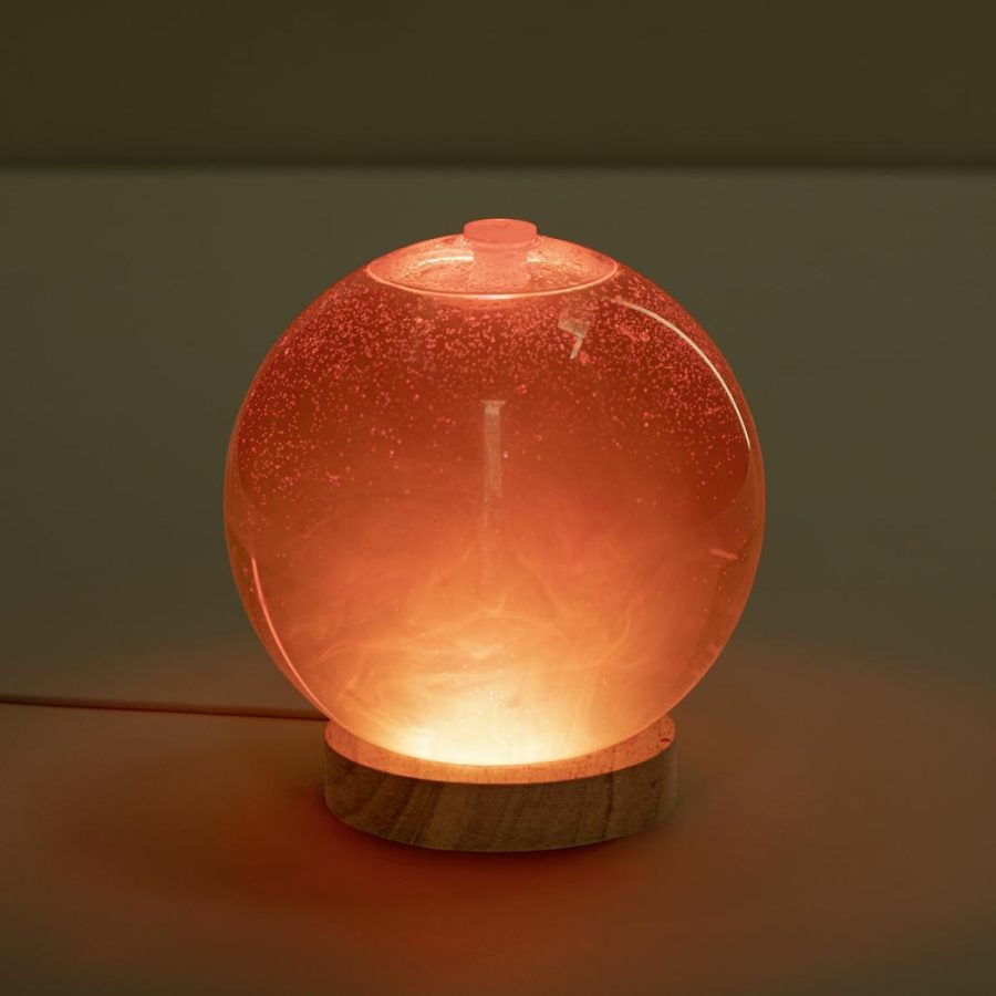 Decorative Accents |   Glowing Fluorescent Orb Decor Decorative Accents