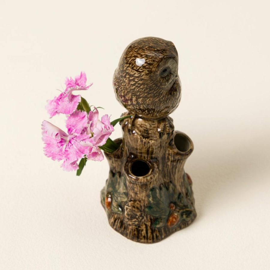 Decorative Accents |   Owl Bud Vase Decor Decorative Accents