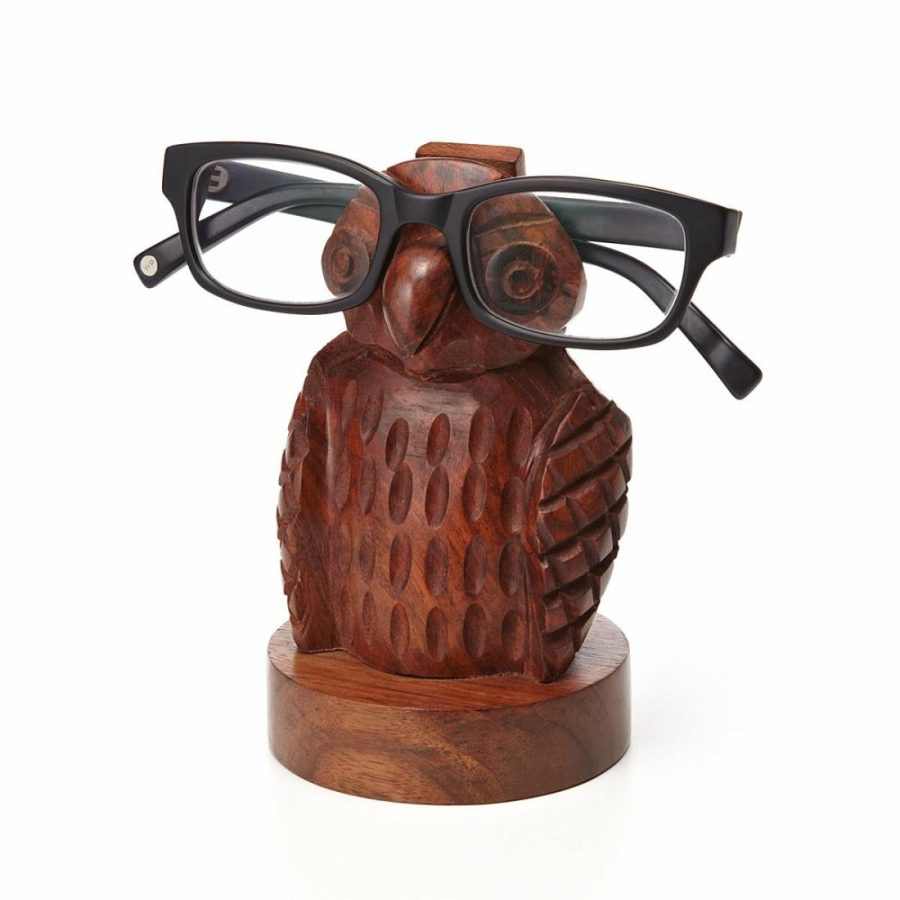 Decorative Accents |   Owl Eyeglasses Holder Decor Decorative Accents