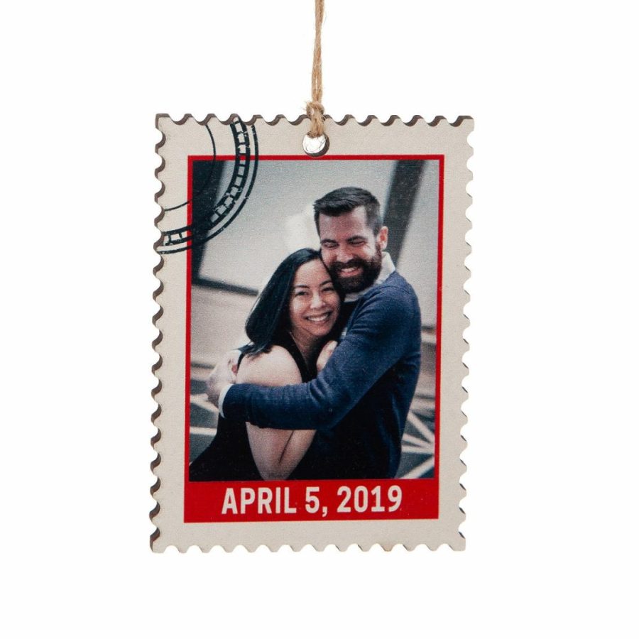 Decorative Accents |   Personalized Photo Stamp Ornament Decor Decorative Accents