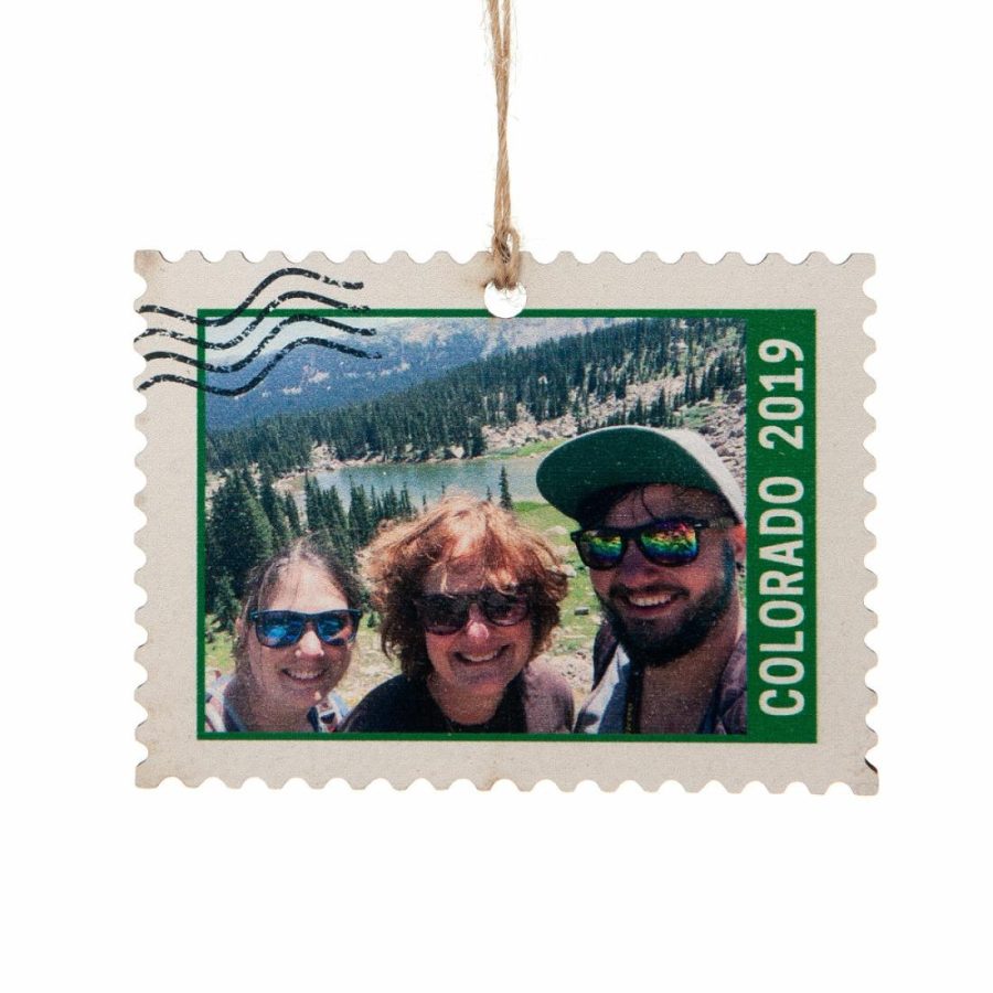 Decorative Accents |   Personalized Photo Stamp Ornament Decor Decorative Accents