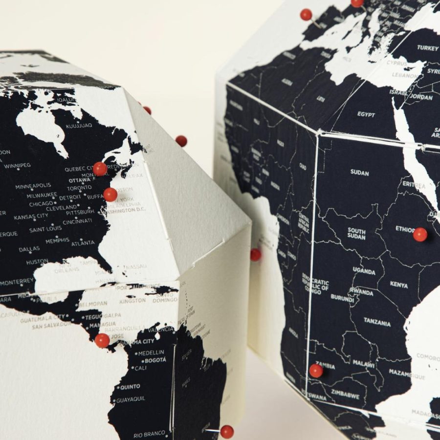 Decorative Accents |   Pinnable World Globe Decor Decorative Accents