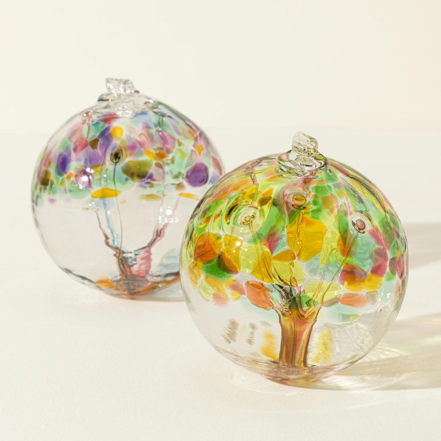 Decorative Accents |   Recycled Glass Tree Globes – Relationships Decor Decorative Accents