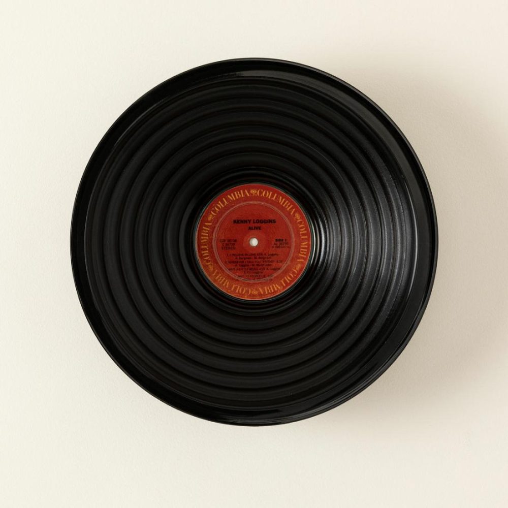 Decorative Accents |   Rock And Roll Record Bowl Decor Decorative Accents