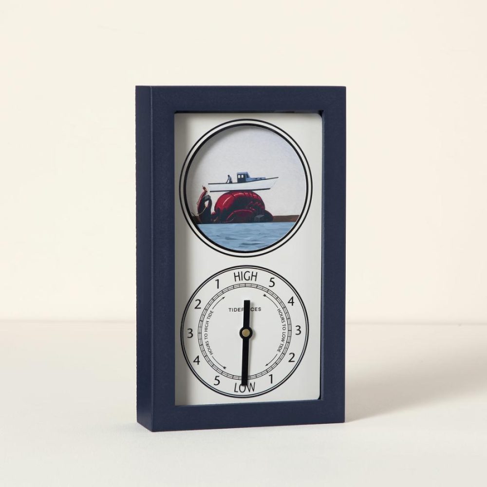 Decorative Accents |   Seaside Surprise Moving Tide Clock Decor Decorative Accents