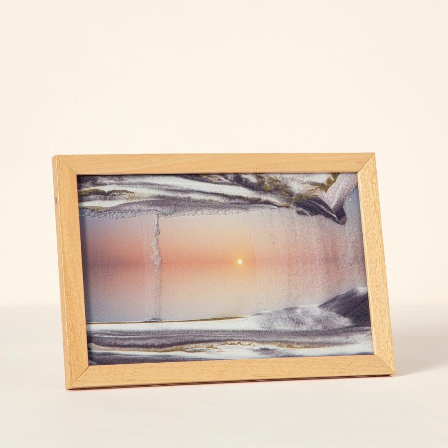 Decorative Accents |   Sunset Scene Sand Art Decor Decorative Accents