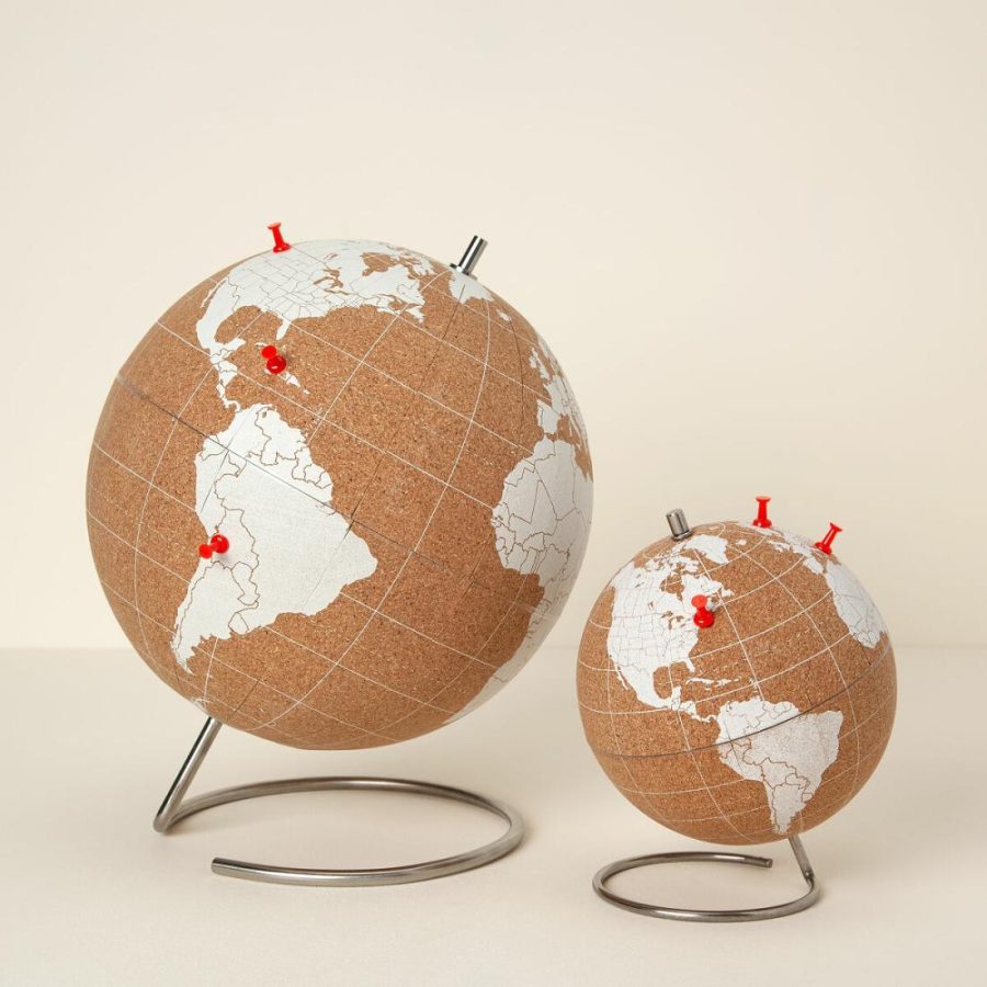 Decorative Accents |   World Traveler’S Cork Globe Decor Decorative Accents