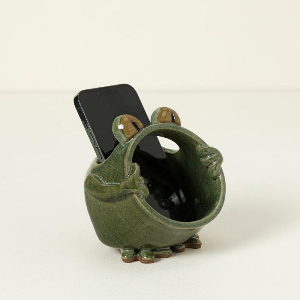 Desk Accessories |   Acoustic Frog Amplifying Phone Speaker Office Desk Accessories