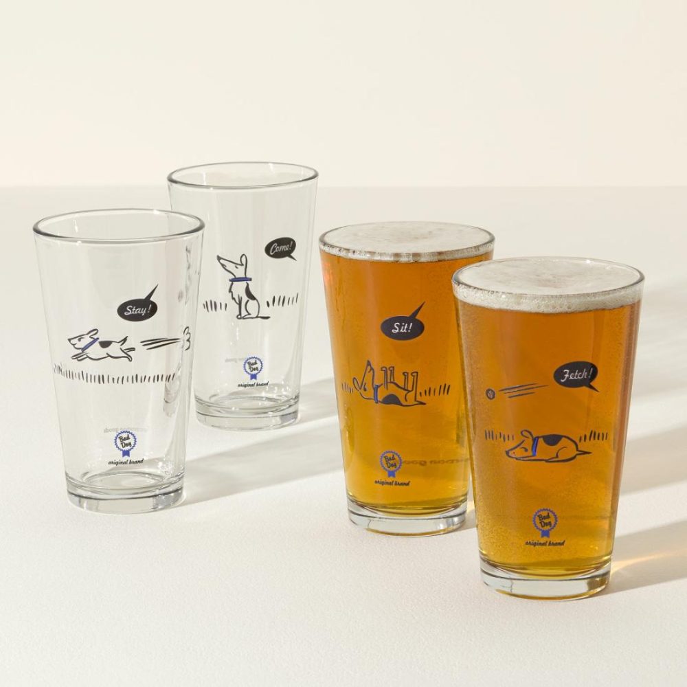 Drinking Glasses |   Bad Dog Tumblers Beer Glasses Beer Glasses