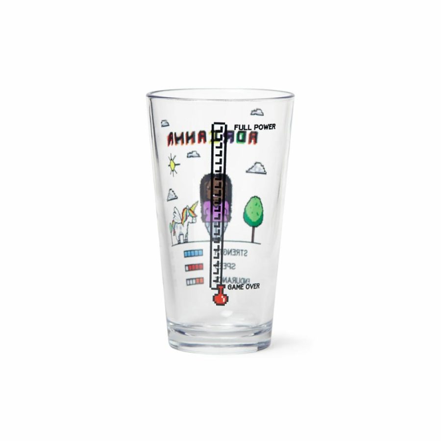 Drinking Glasses |   Personalized Retro Gamer Pint Glass Drinking Glasses Drinking Glasses