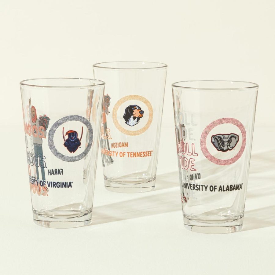 Drinking Glasses |   Show Your Spirit! Personalized College Pint Drinking Glasses Drinking Glasses