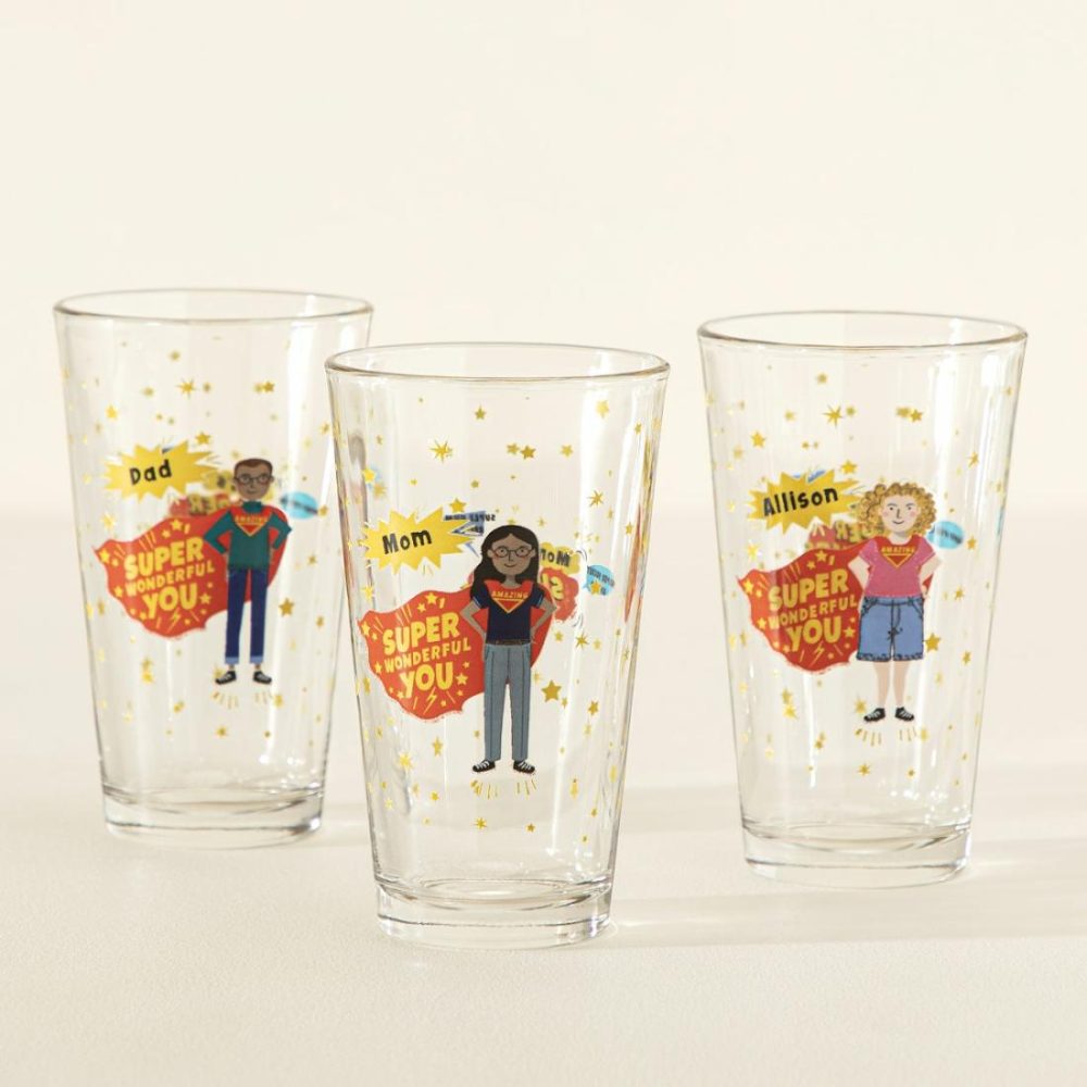 Drinking Glasses |   You Are My Hero Glass Drinking Glasses Drinking Glasses