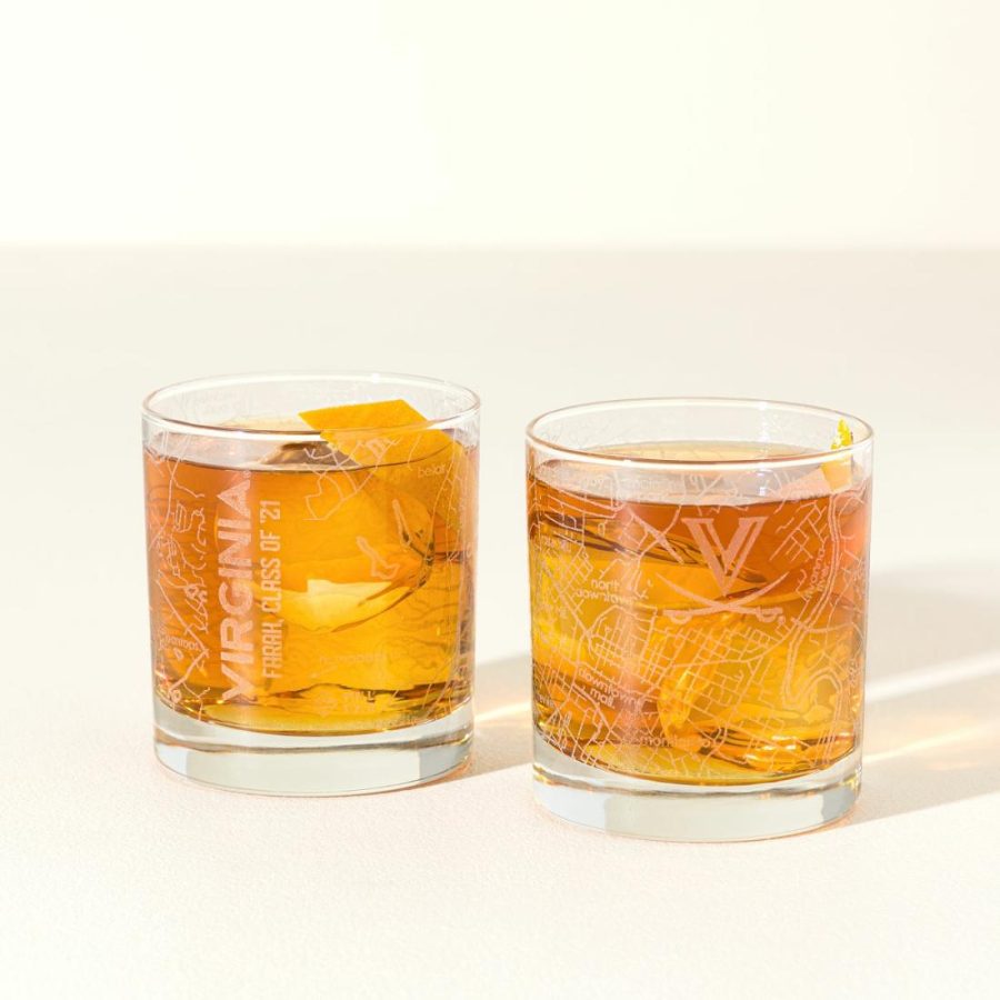 Drinking Glasses |   Your College Town Personalized Rocks Glass Set Drinking Glasses Drinking Glasses