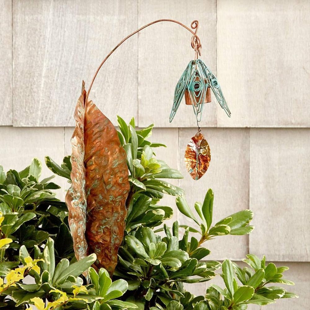 Garden Decor |   Bellflower Chime Garden Stake Chimes & Mobiles Chimes & Mobiles