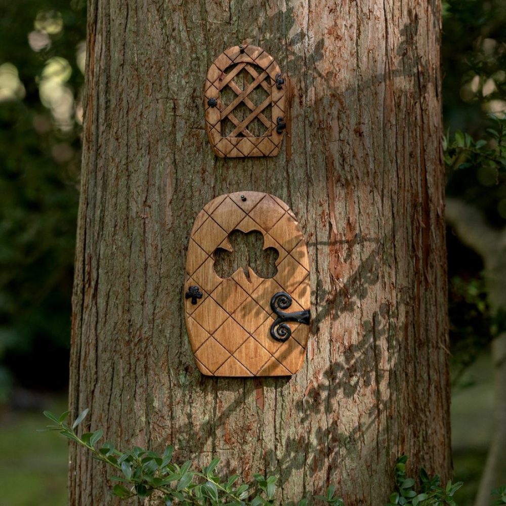 Garden Decor |   Fairy Door & Window Set Garden Garden Decor