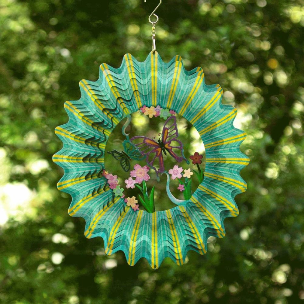 Garden Decor |   Floating Butterflies Wind Spinner Chimes & Mobiles Chimes & Mobiles