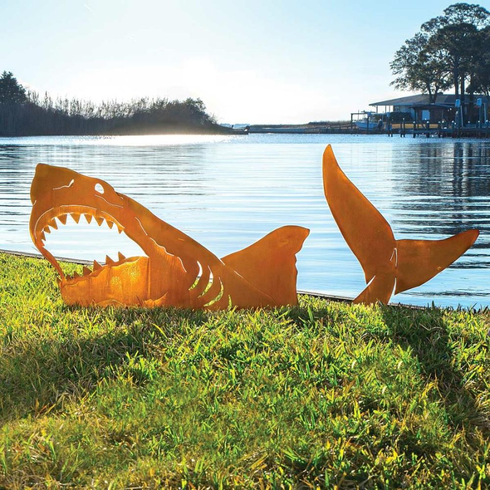 Garden Decor |   Land Shark Garden Garden Decor