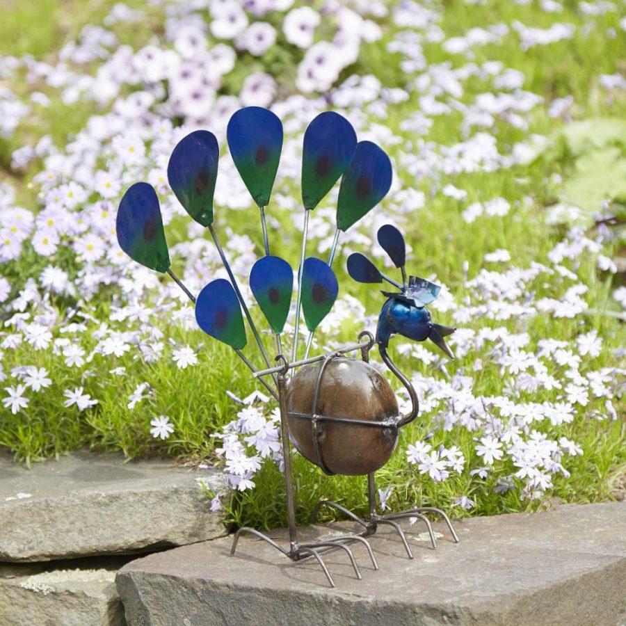 Garden Decor |   Moving Peacock Garden Sculpture Garden Garden Decor