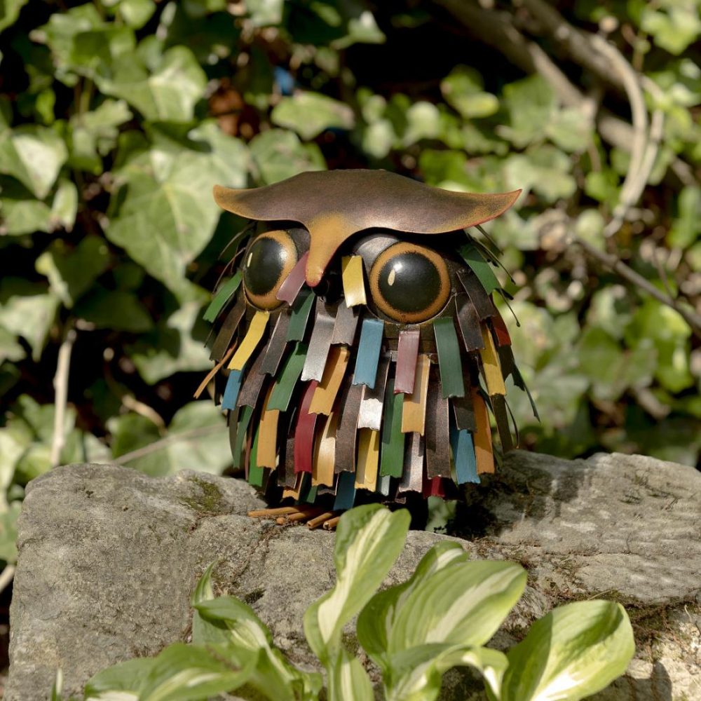 Garden Decor |   Owl Watering Can Garden Garden Decor