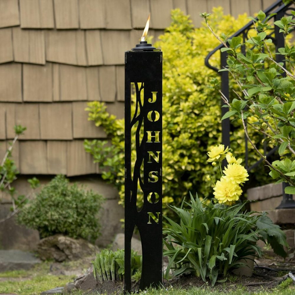 Garden Decor |   Personalized Citronella Lantern Garden Garden Decor