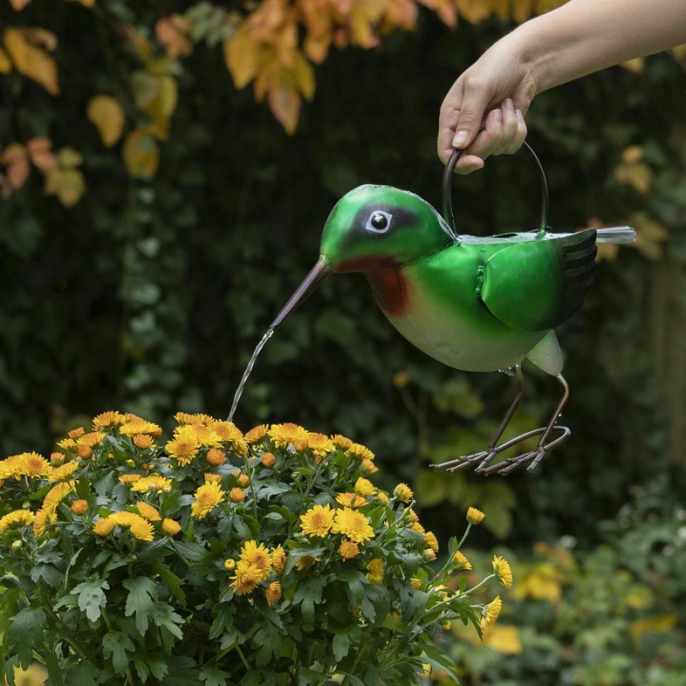 Garden Decor |   Ruby Throated Hummingbird Watering Can Garden Garden Decor