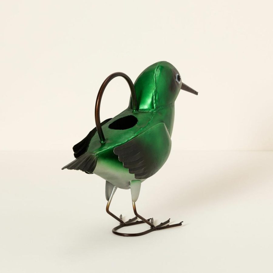 Garden Decor |   Ruby Throated Hummingbird Watering Can Garden Garden Decor