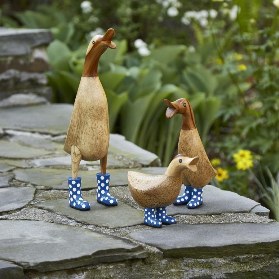 Garden Decor |   Spotted Wellies Garden Ducks Garden Garden Decor