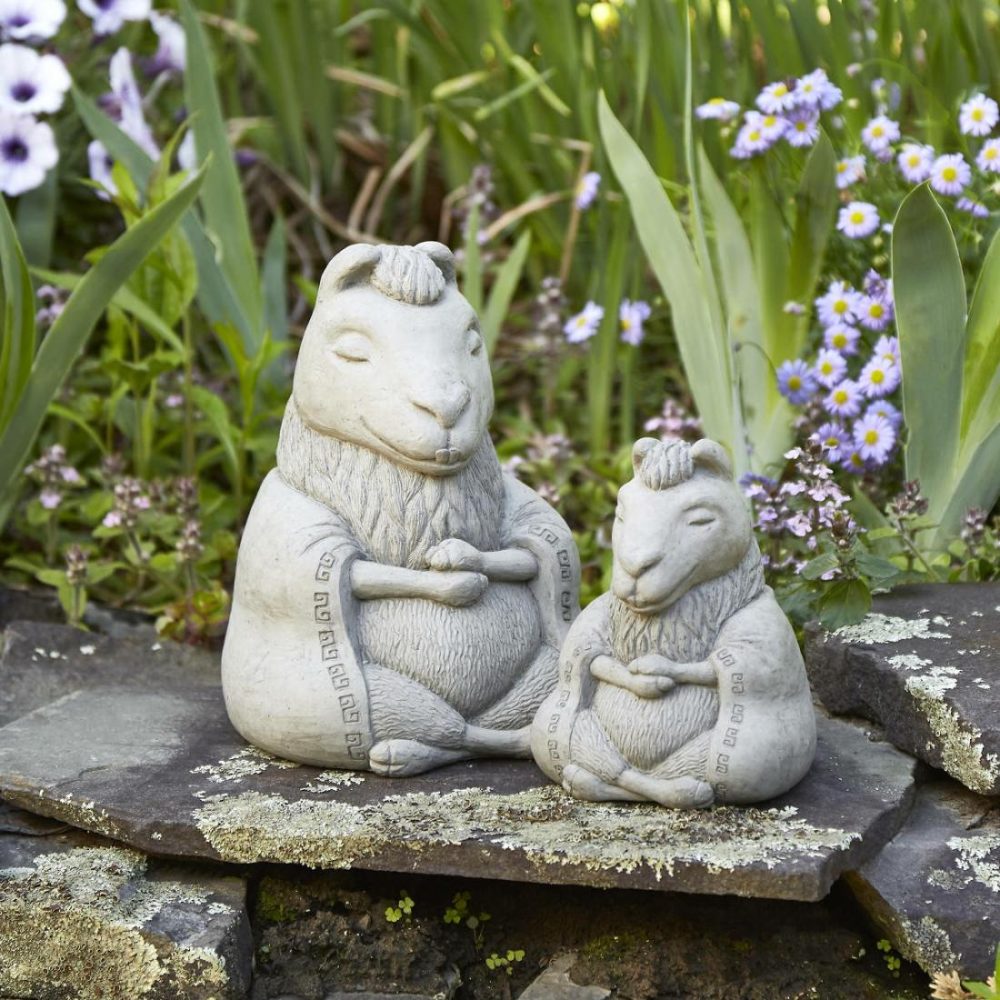 Garden Decor |   Zen Llama Garden Sculpture Garden Garden Decor