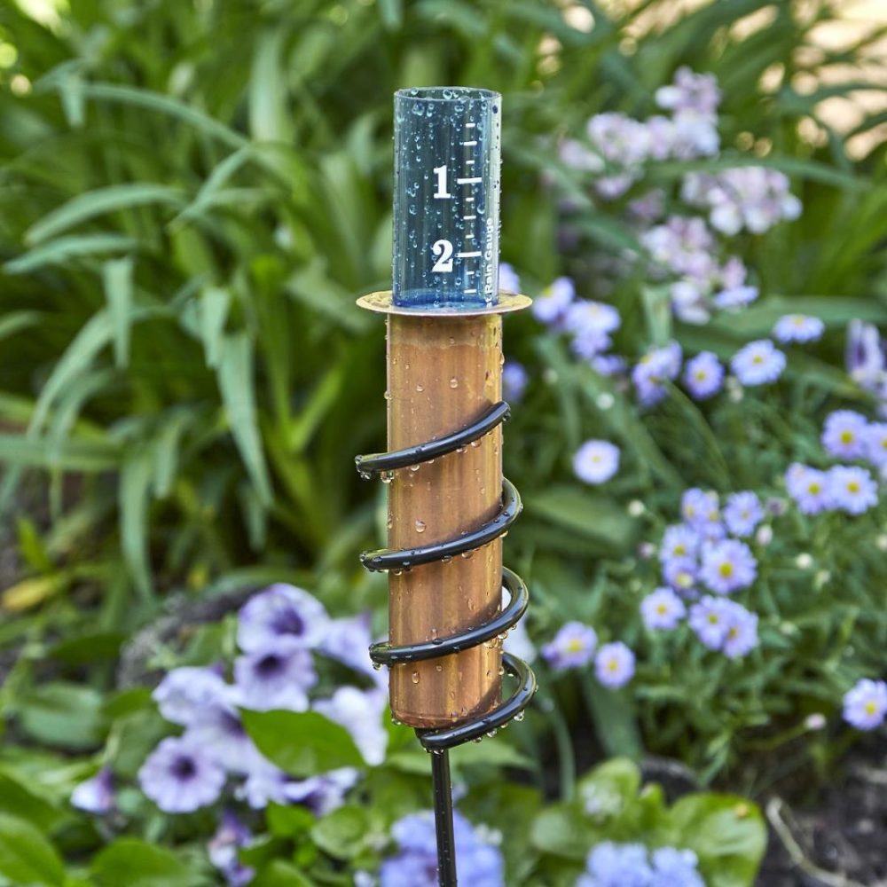 Garden Tools |   Copper Rain Gauge Garden Garden Tools