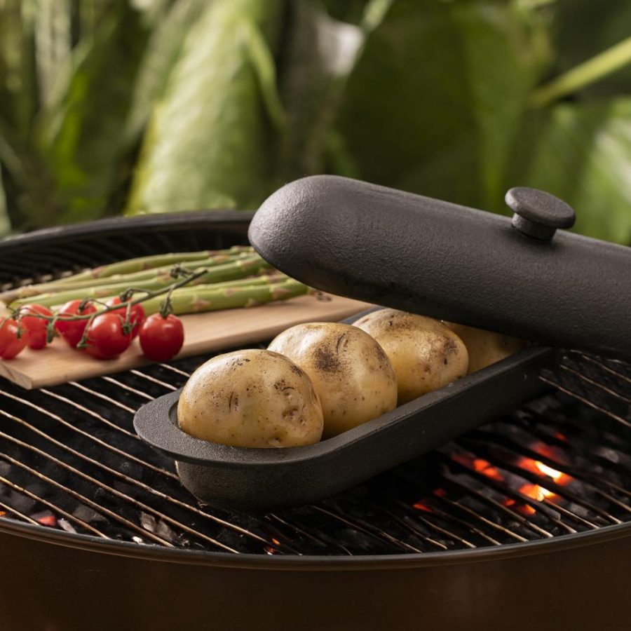 Kitchen Utensils & Gadgets |   Cast Iron Potato Baker Kitchen Kitchen Utensils & Gadgets