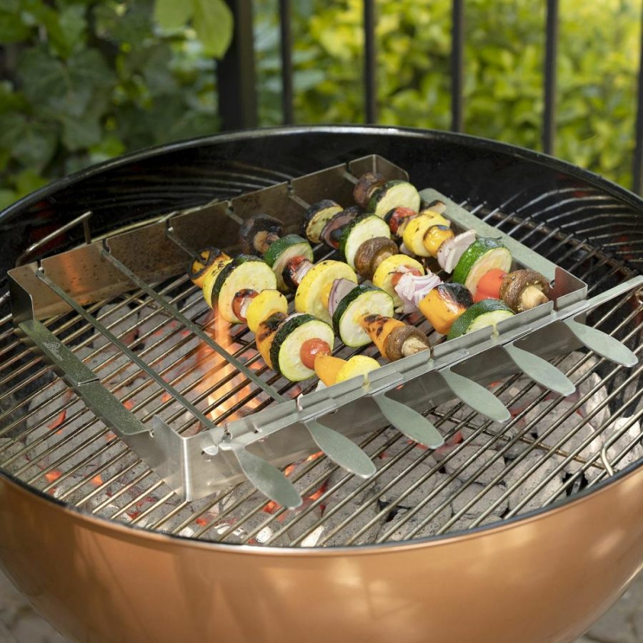 Kitchen Utensils & Gadgets |   Easy-To-Flip Bbq Skewer Rack Kitchen Kitchen Utensils & Gadgets