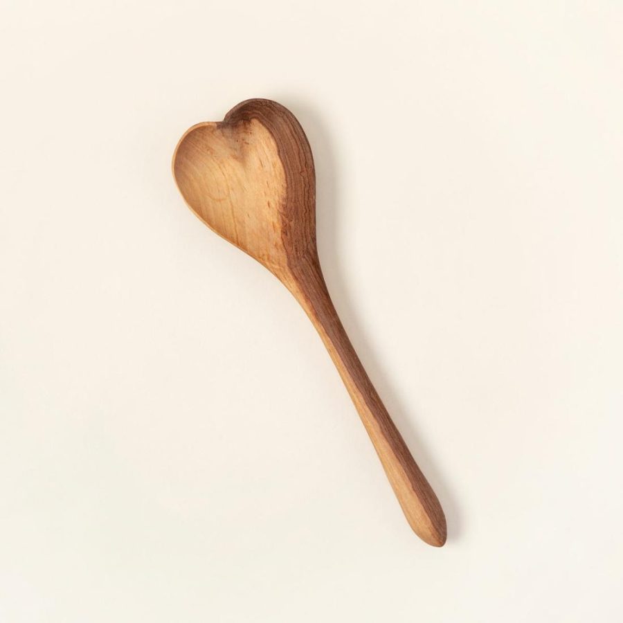 Kitchen Utensils & Gadgets |   Hand-Carved Heart Serving Spoon Kitchen Kitchen Utensils & Gadgets