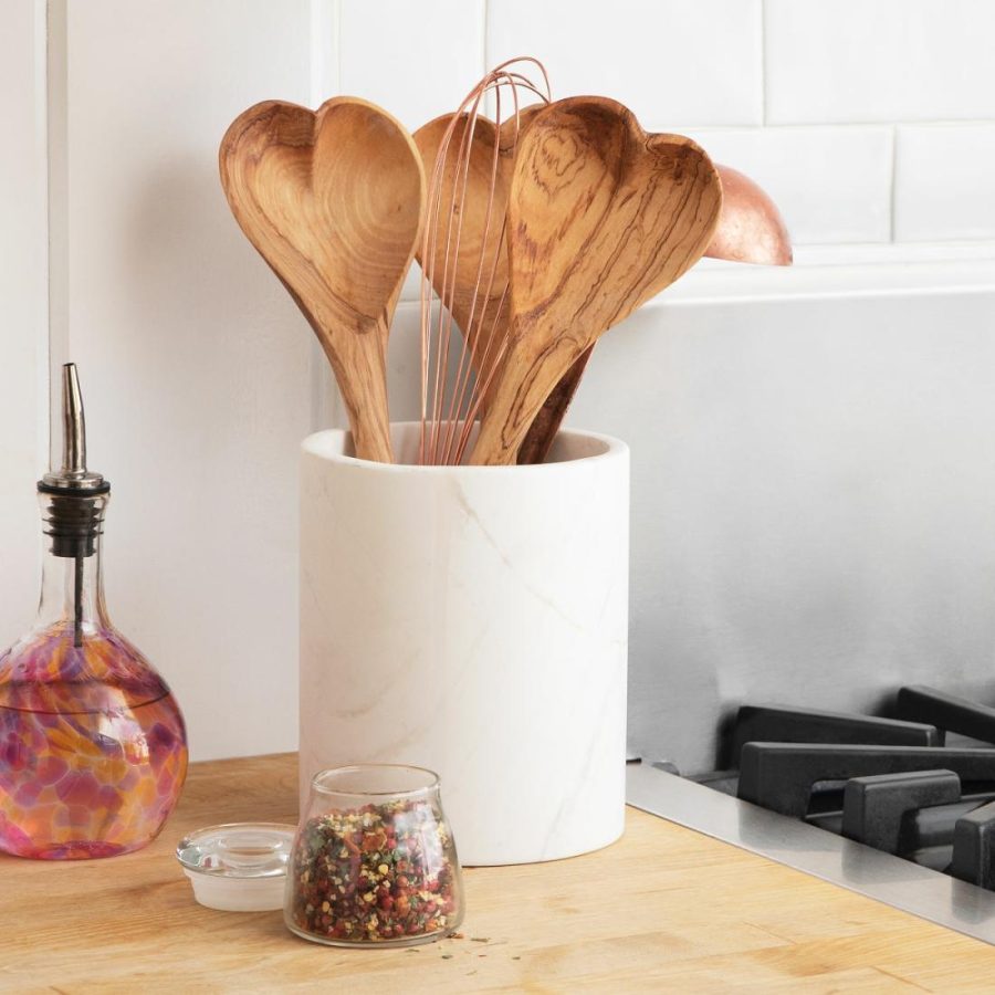 Kitchen Utensils & Gadgets |   Hand-Carved Heart Serving Spoon Kitchen Kitchen Utensils & Gadgets