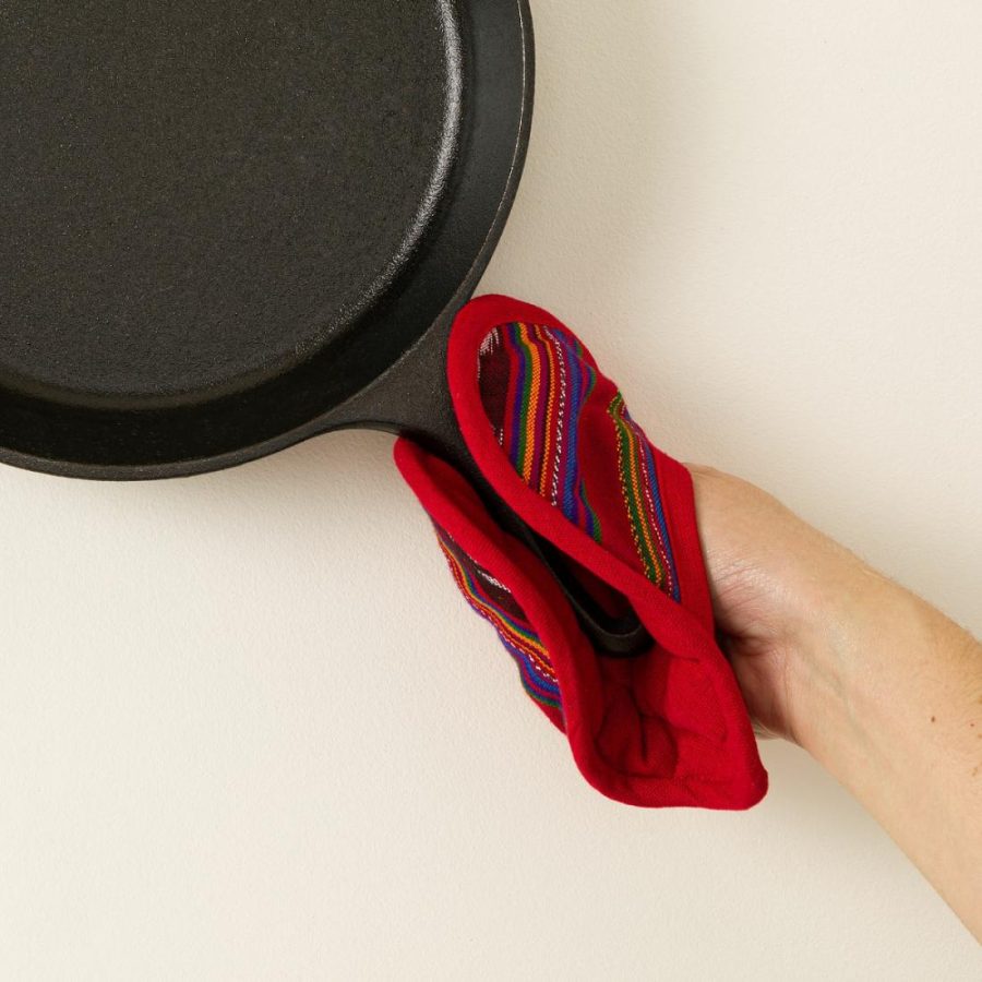 Kitchen Utensils & Gadgets |   Handwoven Heart Pot Holder Cookware & Bakeware Cookware & Bakeware